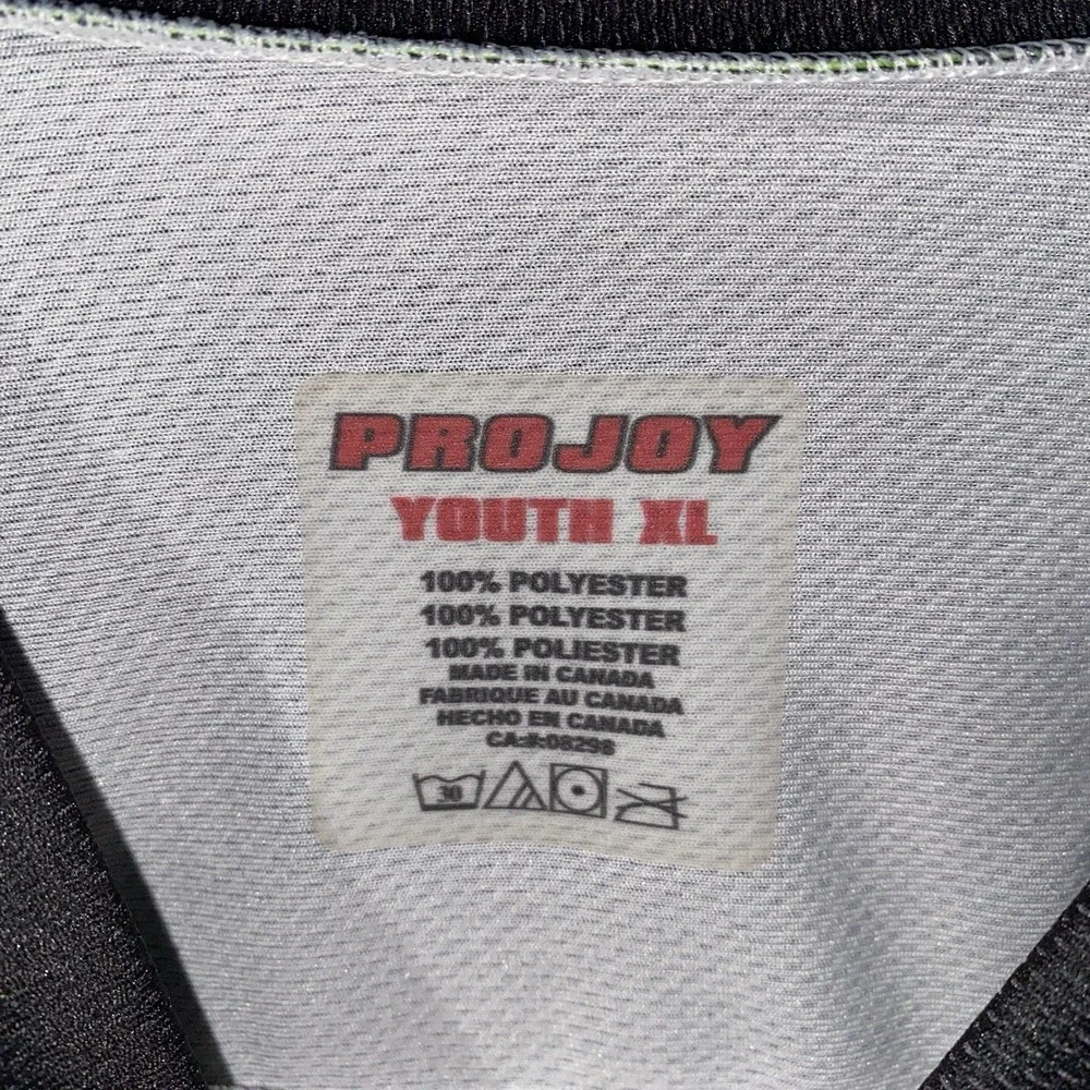 Saskatchewan Rush NLL Lacrosse Jersey Black Youth‎ Size XL ProJoy NWOT